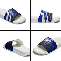 Kosrae Deep Sea Scuba Diving Slide Sandals Blue Hole Beneath The Surface Coral Reef Graphic Art