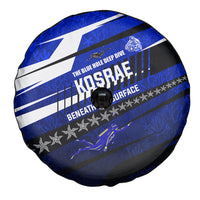 Kosrae Deep Sea Scuba Diving Spare Tire Cover Blue Hole Beneath The Surface Coral Reef Graphic Art