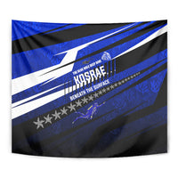 Kosrae Deep Sea Scuba Diving Tapestry Blue Hole Beneath The Surface Coral Reef Graphic Art