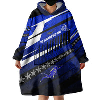 Kosrae Deep Sea Scuba Diving Wearable Blanket Hoodie Blue Hole Beneath The Surface Coral Reef Graphic Art