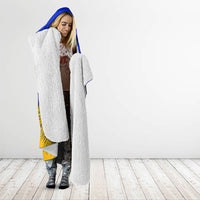 Kosrae Fafa Culinary Heritage Hooded Blanket Kosraean Gold Taro Tradition Illustration With Coconut Leaves