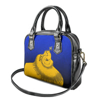 Kosrae Fafa Culinary Heritage Shoulder Handbag Kosraean Gold Taro Tradition Illustration With Coconut Leaves