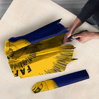 Kosrae Fafa Culinary Heritage Umbrella Kosraean Gold Taro Tradition Illustration With Coconut Leaves