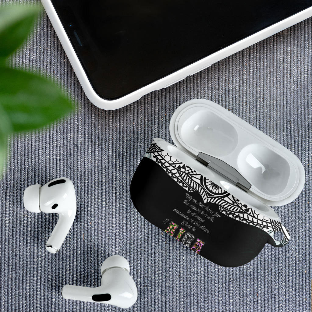 AIGA Always In Gods Arms Samoa AirPods Case Polynesian Tribal Tattoo Art Family Heritage Faith TS04 - Polynesian Pride