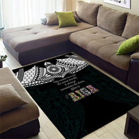 AIGA Always In Gods Arms Samoa Area Rug Polynesian Tribal Tattoo Art Family Heritage Faith TS04 - Polynesian Pride