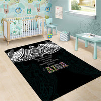 AIGA Always In Gods Arms Samoa Area Rug Polynesian Tribal Tattoo Art Family Heritage Faith TS04 - Polynesian Pride