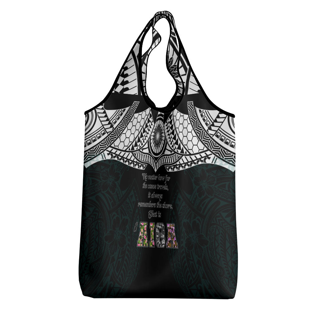AIGA Always In Gods Arms Samoa Grocery Bag Polynesian Tribal Tattoo Art Family Heritage Faith TS04 - Polynesian Pride