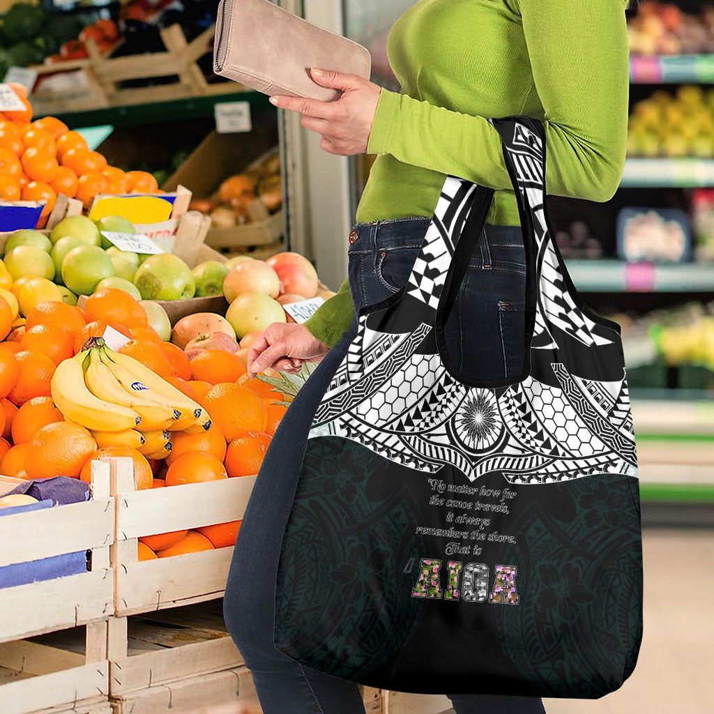 AIGA Always In Gods Arms Samoa Grocery Bag Polynesian Tribal Tattoo Art Family Heritage Faith TS04 - Polynesian Pride