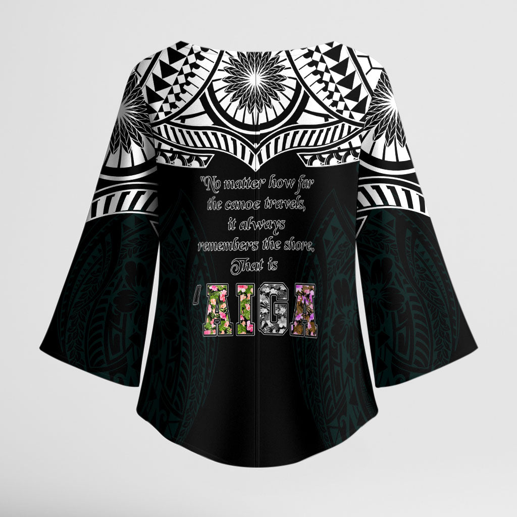 AIGA Always In Gods Arms Samoa Kimono Sleeve Blouse Polynesian Tribal Tattoo Art Family Heritage Faith TS04 - Polynesian Pride