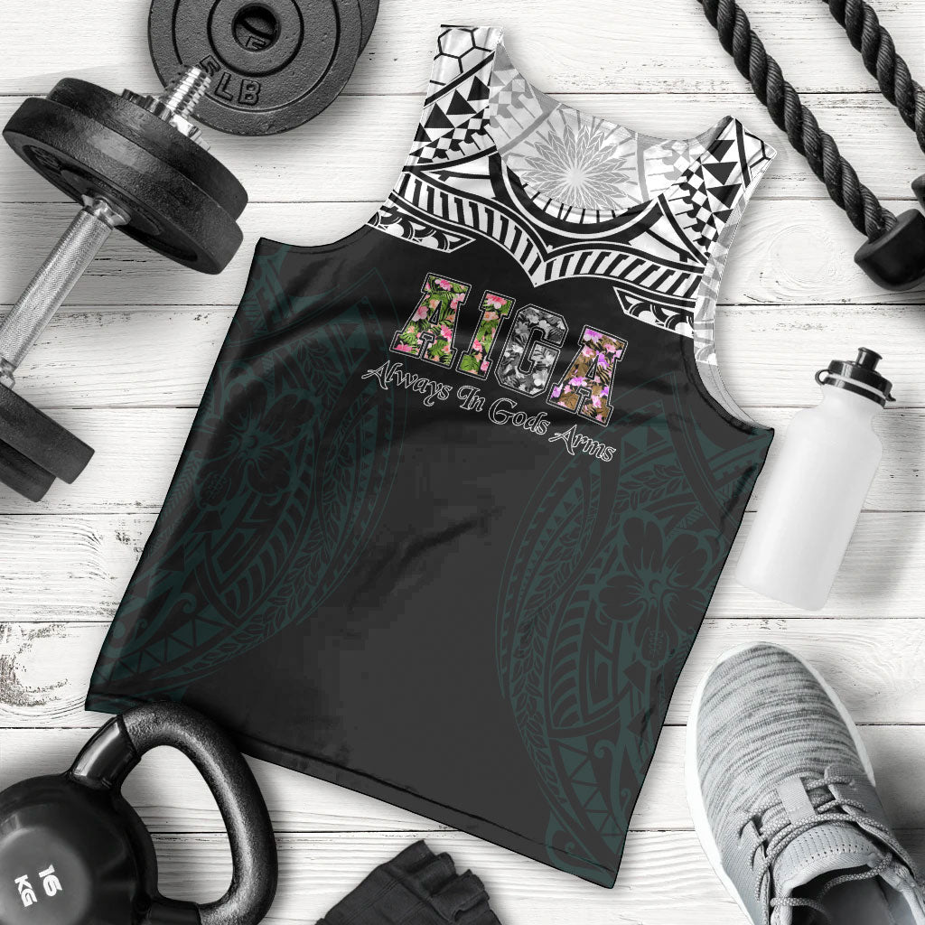AIGA Always In Gods Arms Samoa Men Tank Top Polynesian Tribal Tattoo Art Family Heritage Faith TS04 - Polynesian Pride