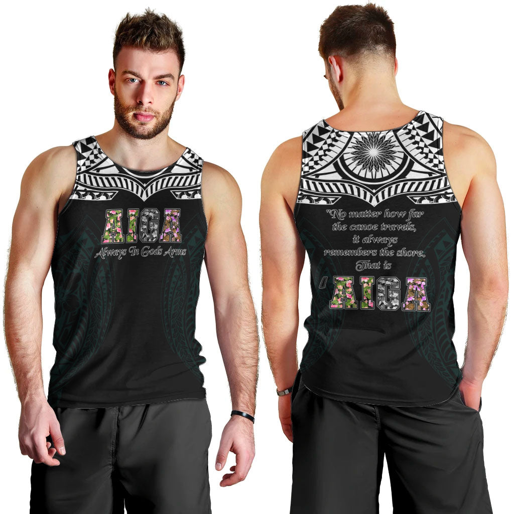 AIGA Always In Gods Arms Samoa Men Tank Top Polynesian Tribal Tattoo Art Family Heritage Faith TS04 - Polynesian Pride