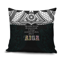 AIGA Always In Gods Arms Samoa Pillow Cover Polynesian Tribal Tattoo Art Family Heritage Faith TS04 Black White - Polynesian Pride