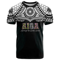 AIGA Always In Gods Arms Samoa T Shirt Polynesian Tribal Tattoo Art Family Heritage Faith TS04 Black White - Polynesian Pride