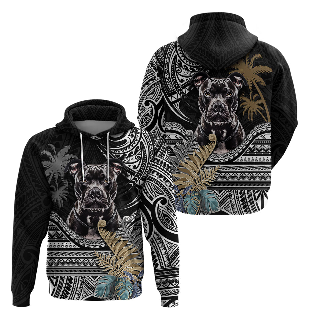 Polynesian Pitbull Hoodie Polynesian Pattern And Pitbull TS04 - Polynesian Pride