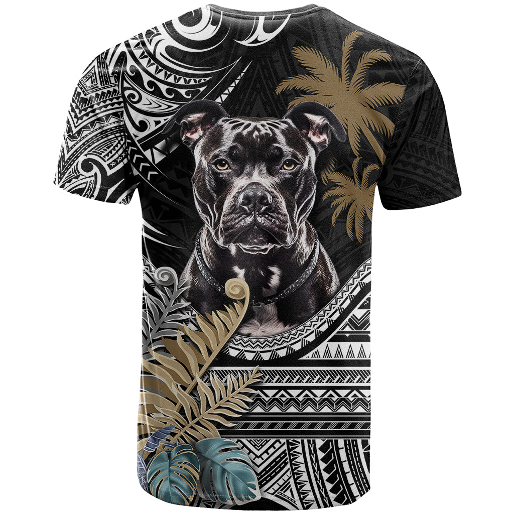 Polynesian Pitbull T Shirt Polynesian Pattern And Pitbull TS04 - Polynesian Pride