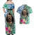 Polynesian Yorkshire Terrier Couples Matching Off Shoulder Maxi Dress and Hawaiian Shirt Polynesian Pattern And Yorkshire Terrier TS04 - Polynesian Pride