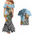 Polynesian Greyhound Couples Matching Mermaid Dress and Hawaiian Shirt Polynesian Pattern And Greyhound TS04 - Polynesian Pride