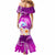 Hawaii Plumeria Flower Mermaid Dress Plumeria FLowers And Polynesian Pattern TS04 - Polynesian Pride