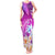 Hawaii Plumeria Flower Tank Maxi Dress Plumeria FLowers And Polynesian Pattern TS04 Women Gradient - Polynesian Pride