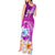 Hawaii Plumeria Flower Tank Maxi Dress Plumeria FLowers And Polynesian Pattern TS04 - Polynesian Pride