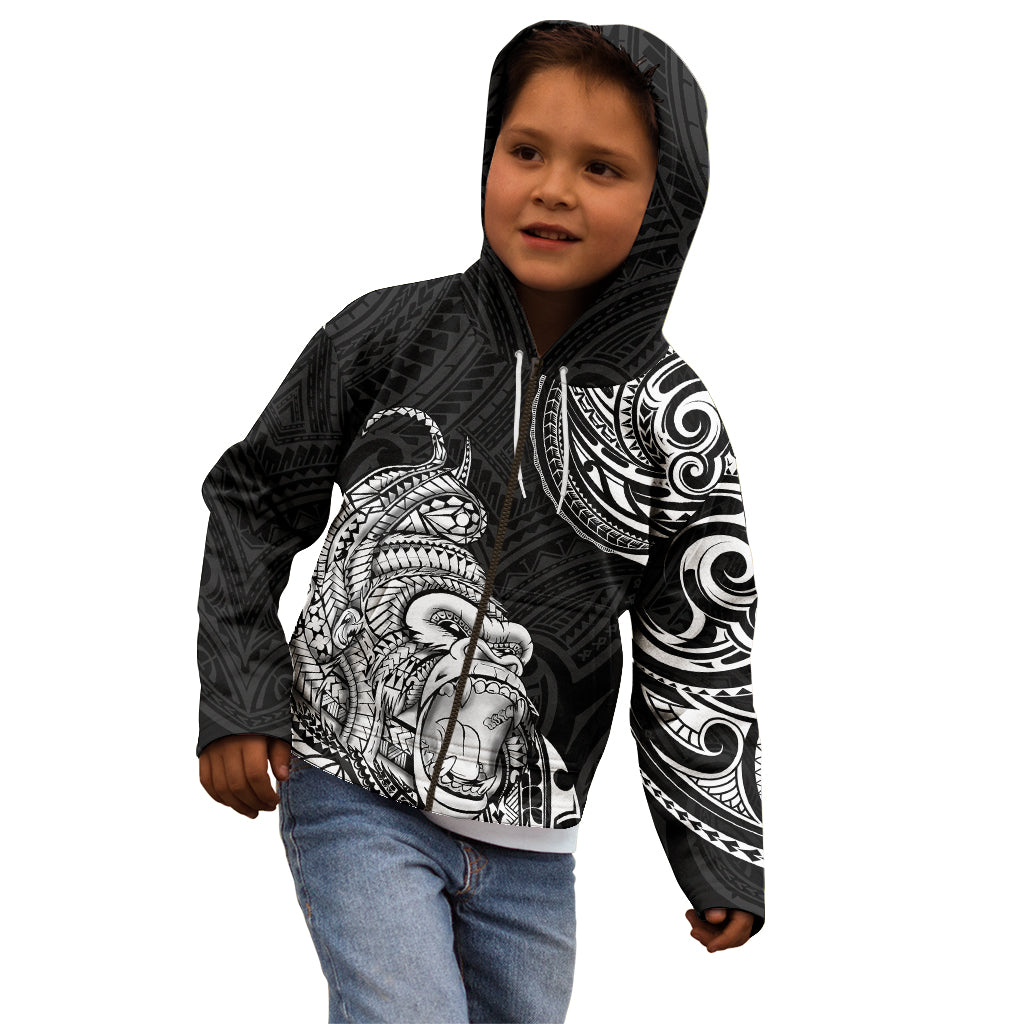 Hawaii Polynesian Kid Hoodie Gorila Tatoo Polynesian Style TS04 - Polynesian Pride