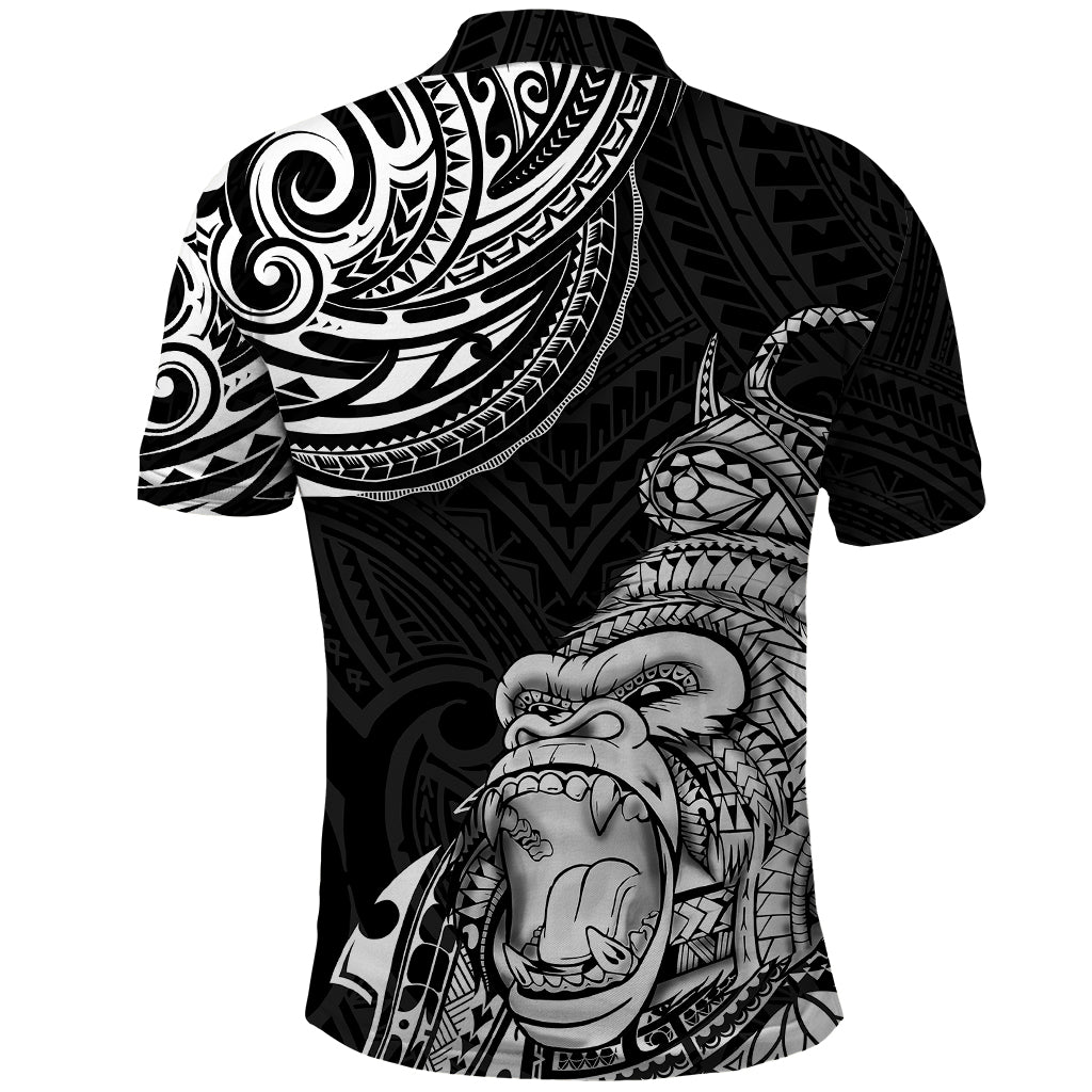 Hawaii Polynesian Polo Shirt Gorila Tatoo Polynesian Style TS04 - Polynesian Pride