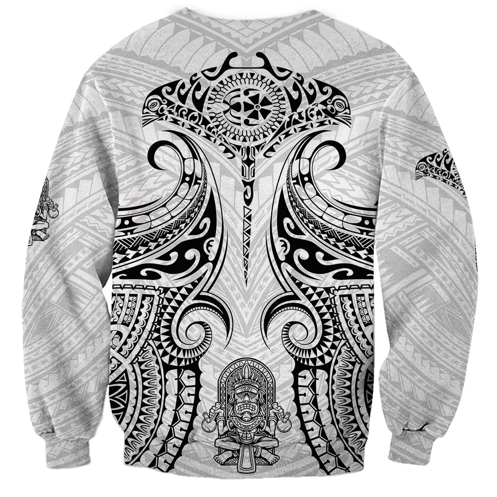 Hawaii Polynesian Sweatshirt Warrior symbol TS04 - Polynesian Pride