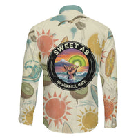 NZ Slang Sweet As Kiwi Shaka Sign Family Matching Puletasi and Hawaiian Shirt New Zealand Surfboards Sun and Tropical Beach Retro