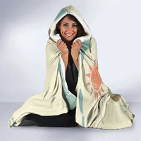 NZ Slang Sweet As Kiwi Shaka Sign Hooded Blanket New Zealand Surfboards Sun and Tropical Beach Retro