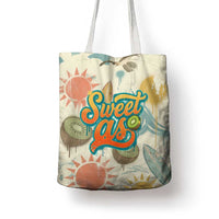 NZ Slang Sweet As Kiwi Shaka Sign Tote Bag New Zealand Surfboards Sun and Tropical Beach Retro
