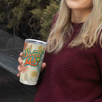 NZ Slang Sweet As Kiwi Shaka Sign Tumbler Cup New Zealand Surfboards Sun and Tropical Beach Retro
