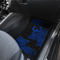 Pohnpei Federated States Of Micronesia Car Mats Polynesian Tribal Heritage Art With Blue Island Tattoo Patterns