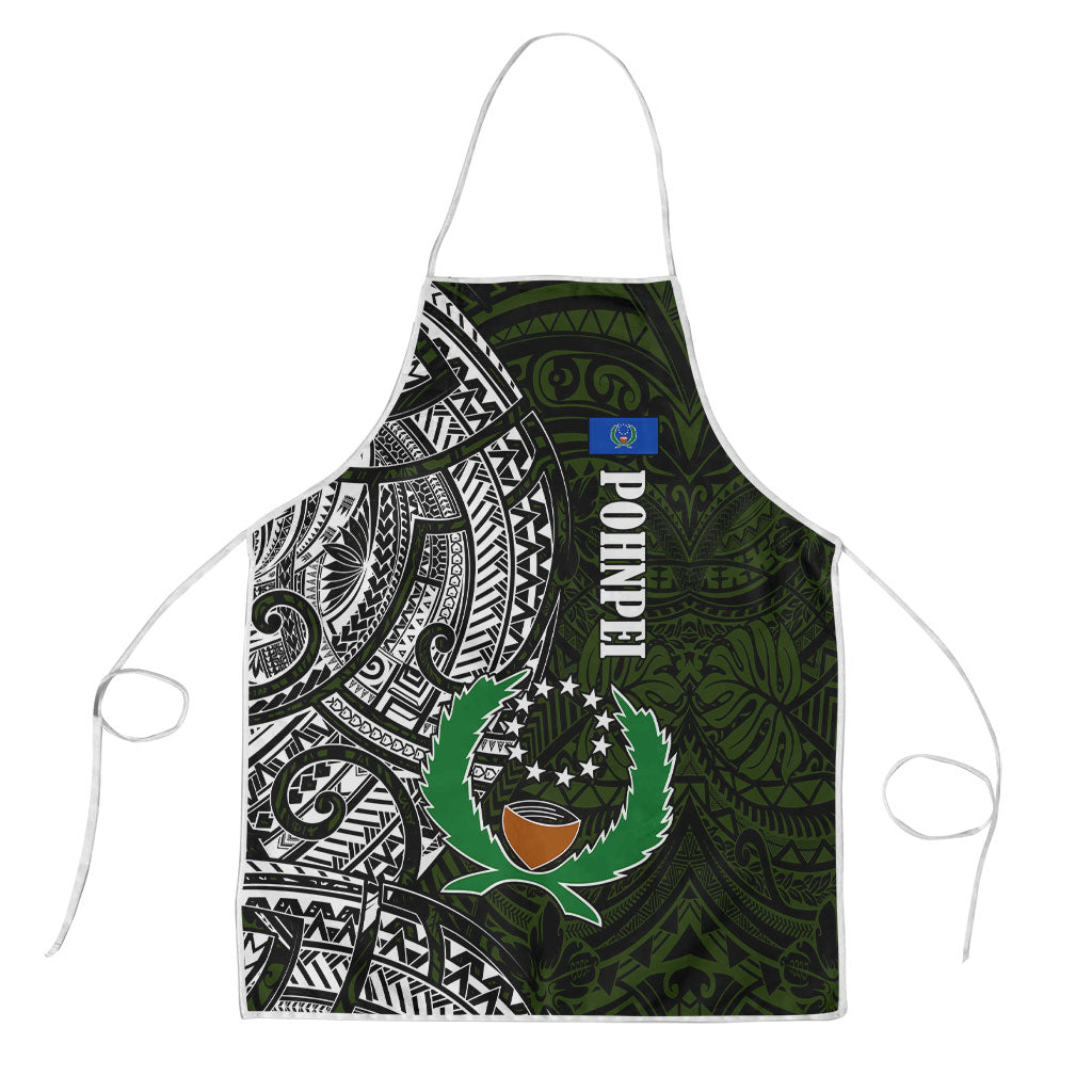 Pohnpei Federated States Of Micronesia Apron Polynesian Tribal Heritage Art With Kaselehlie State Seal