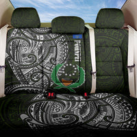 Pohnpei Federated States Of Micronesia Back Car Seat Cover Polynesian Tribal Heritage Art With Kaselehlie State Seal