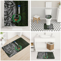 Pohnpei Federated States Of Micronesia Bathroom Set Polynesian Tribal Heritage Art With Kaselehlie State Seal