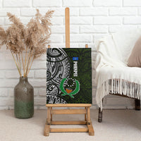 Pohnpei Federated States Of Micronesia Canvas Wall Art Polynesian Tribal Heritage Art With Kaselehlie State Seal
