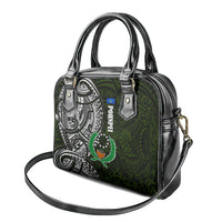 Pohnpei Federated States Of Micronesia Shoulder Handbag Polynesian Tribal Heritage Art With Kaselehlie State Seal