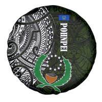 Pohnpei Federated States Of Micronesia Spare Tire Cover Polynesian Tribal Heritage Art With Kaselehlie State Seal
