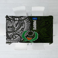 Pohnpei Federated States Of Micronesia Tablecloth Polynesian Tribal Heritage Art With Kaselehlie State Seal