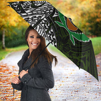 Pohnpei Federated States Of Micronesia Umbrella Polynesian Tribal Heritage Art With Kaselehlie State Seal