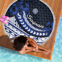 Northern Mariana Islands Saipan Beach Blanket Polynesian Tribal Pattern - Commonwealth Seal Art TS04 - Polynesian Pride