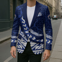 Northern Mariana Islands Saipan Blazer Polynesian Tribal Pattern - Commonwealth Seal Art TS04 - Polynesian Pride
