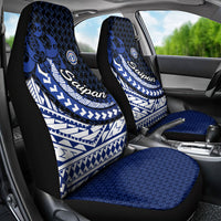 Northern Mariana Islands Saipan Car Seat Cover Polynesian Tribal Pattern - Commonwealth Seal Art TS04 - Polynesian Pride