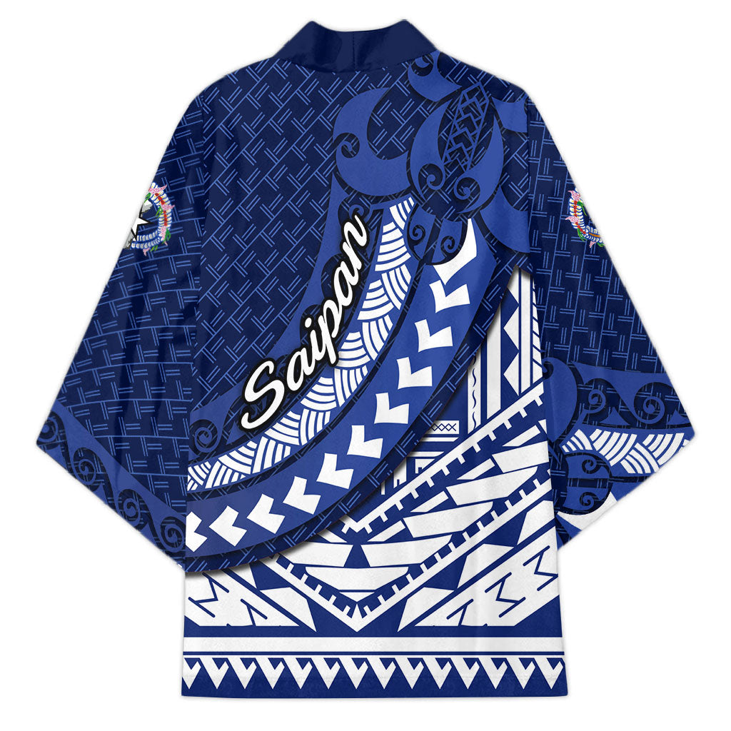 Northern Mariana Islands Saipan Kimono Polynesian Tribal Pattern - Commonwealth Seal Art TS04 - Polynesian Pride