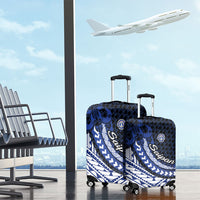 Northern Mariana Islands Saipan Luggage Cover Polynesian Tribal Pattern - Commonwealth Seal Art TS04 - Polynesian Pride