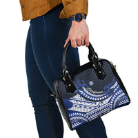 Northern Mariana Islands Saipan Shoulder Handbag Polynesian Tribal Pattern - Commonwealth Seal Art TS04 - Polynesian Pride