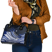 Northern Mariana Islands Saipan Shoulder Handbag Polynesian Tribal Pattern - Commonwealth Seal Art TS04 - Polynesian Pride