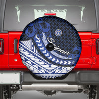 Northern Mariana Islands Saipan Spare Tire Cover Polynesian Tribal Pattern - Commonwealth Seal Art TS04 - Polynesian Pride