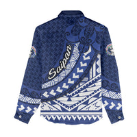 Northern Mariana Islands Saipan Women Casual Shirt Polynesian Tribal Pattern - Commonwealth Seal Art TS04 - Polynesian Pride
