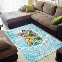 Saipan CMNI Area Rug Polynesian Northern Mariana Islands Fruit Dove Watercolor TS04 - Polynesian Pride